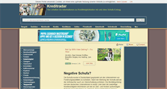 Desktop Screenshot of kreditradar.net
